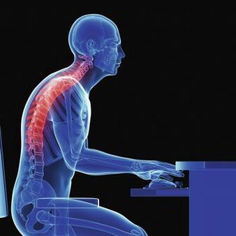 Sedentary computer work is fraught with the appearance of back pain
