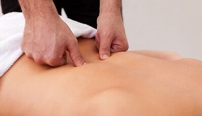 Lumbar pain massage