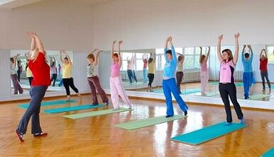 Therapeutic Gymnastics with Lumbar Pain