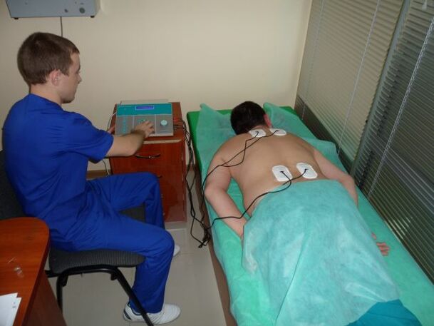 physiotherapy as a method of treating osteochondrosis